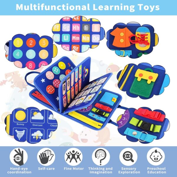 Interactive Learning Play Board for your babies (1–4 years). Pre Learning and physical skill development . - Image 2