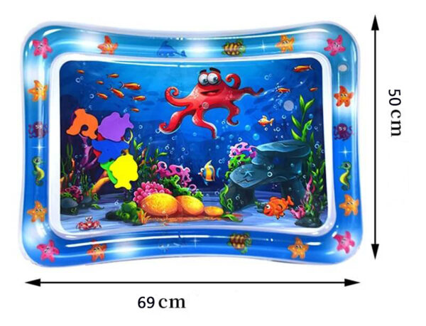 Kids Inflatable Water Play Mat for Babies – Tummy Time Toy - Image 2