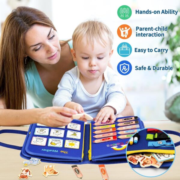 Interactive Learning Play Board for your babies (1–4 years). Pre Learning and physical skill development .
