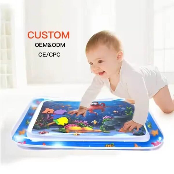 Kids Inflatable Water Play Mat for Babies – Tummy Time Toy - Image 7