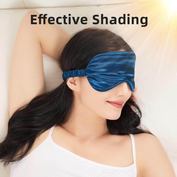 Super Soft Sleep Eye Mask – 100% Light Blocking for Comfortable - Image 2