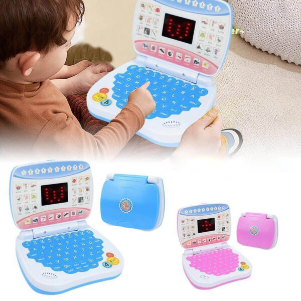 Kids Educational Laptop Toy Interactive Learning Game with Letters, Words & Voice