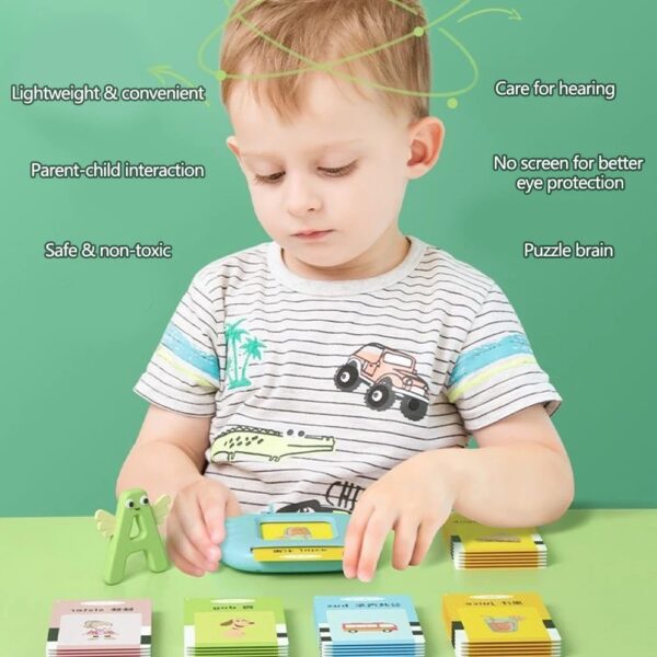 English Learning Talking Flash Cards for Kids – Educational Toy for Toddlers & Preschoolers - Image 8