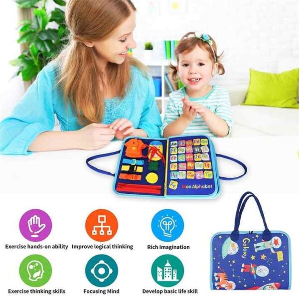Interactive Learning Play Board for your babies (1–4 years). Pre Learning and physical skill development . - Image 9