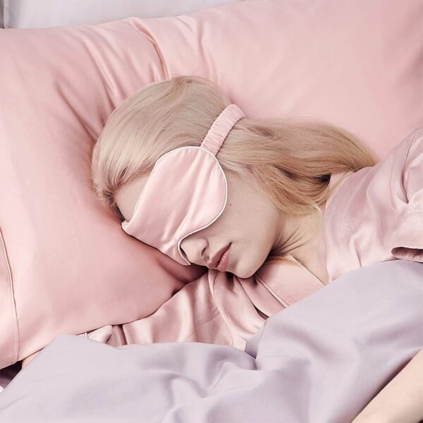 Super Soft Sleep Eye Mask – 100% Light Blocking for Comfortable