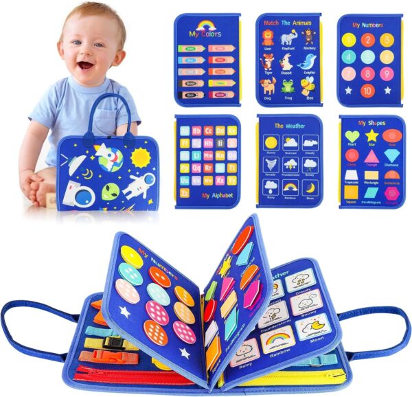 Interactive Learning Play Board for your babies (1–4 years). Pre Learning and physical skill development . - Image 7