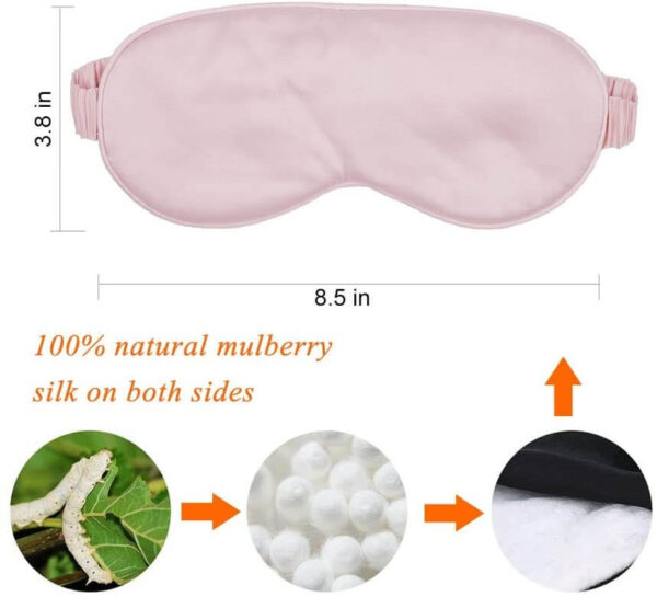 Super Soft Sleep Eye Mask – 100% Light Blocking for Comfortable - Image 7