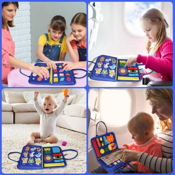 Interactive Learning Play Board for your babies (1–4 years). Pre Learning and physical skill development . - Image 5