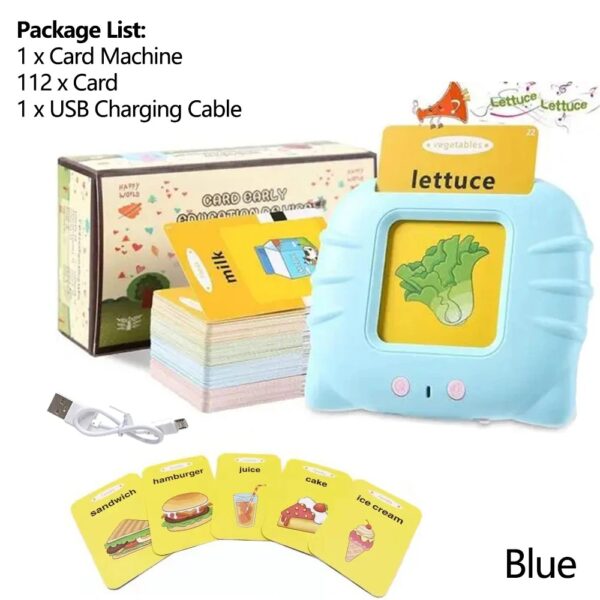 English Learning Talking Flash Cards for Kids – Educational Toy for Toddlers & Preschoolers - Image 3